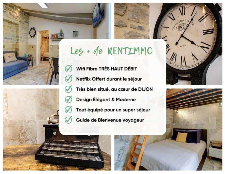 Apartamento Le Coin Vintage - Familial - Hypercentre - Charme - Rent Immo Dijon Exterior foto